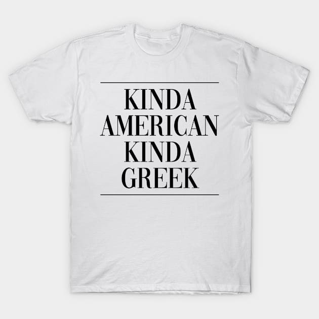 Greek american graduation US . Perfect present for mother dad friend him or her T-Shirt by SerenityByAlex